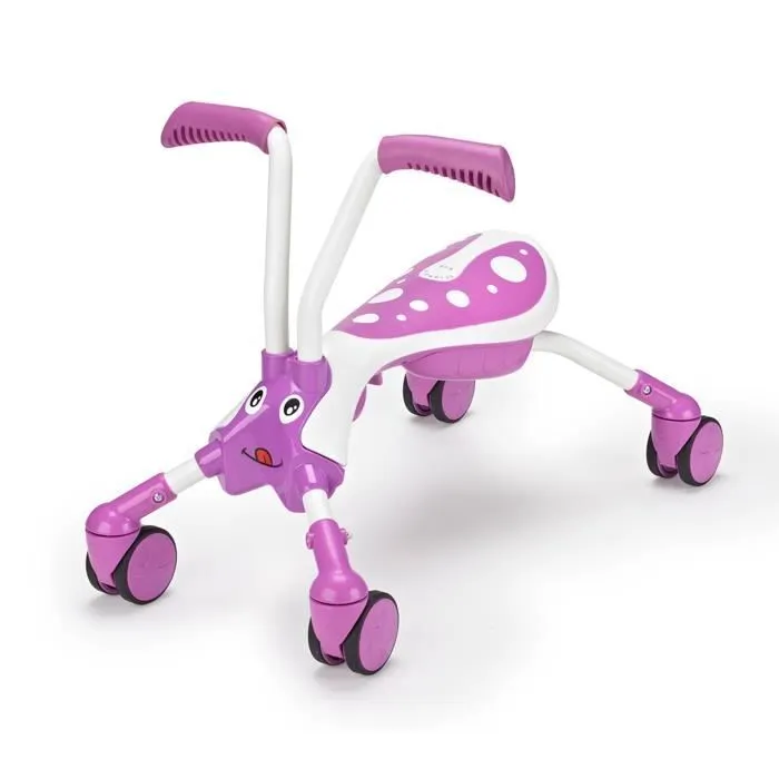 Porteur enfant pliable 4 roues SCRAMBLEBUG BUBBLEGUM en Métal-0