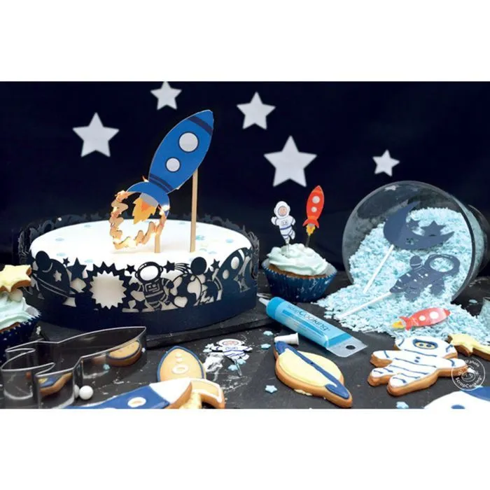 8 bougies d'anniversaire espace et galaxie-1