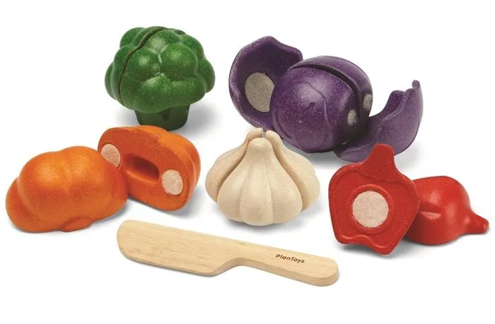 PLAN TOYS Assortiment de 5 nouveaux légumes à découvrir-2