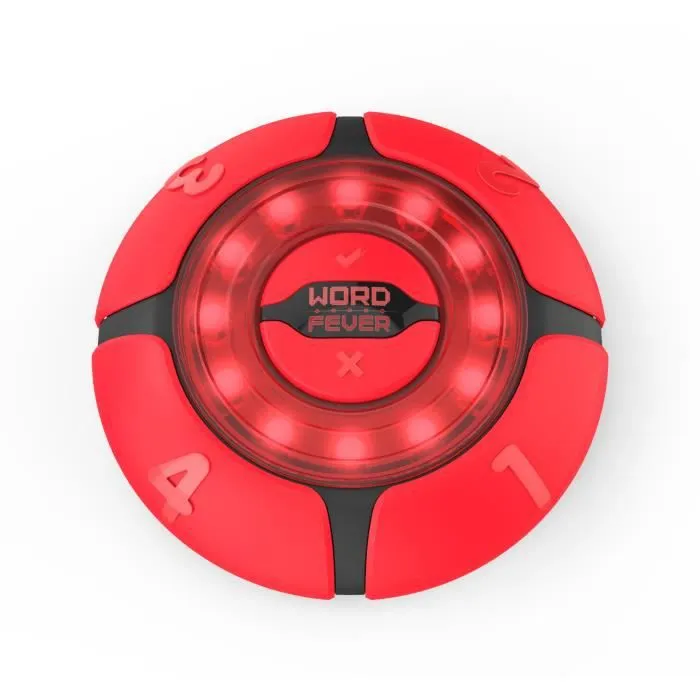 JEU DE QUESTIONS - TOMY - Word Fever - Pour Enfant de 7 ans - Rouge et noir-1