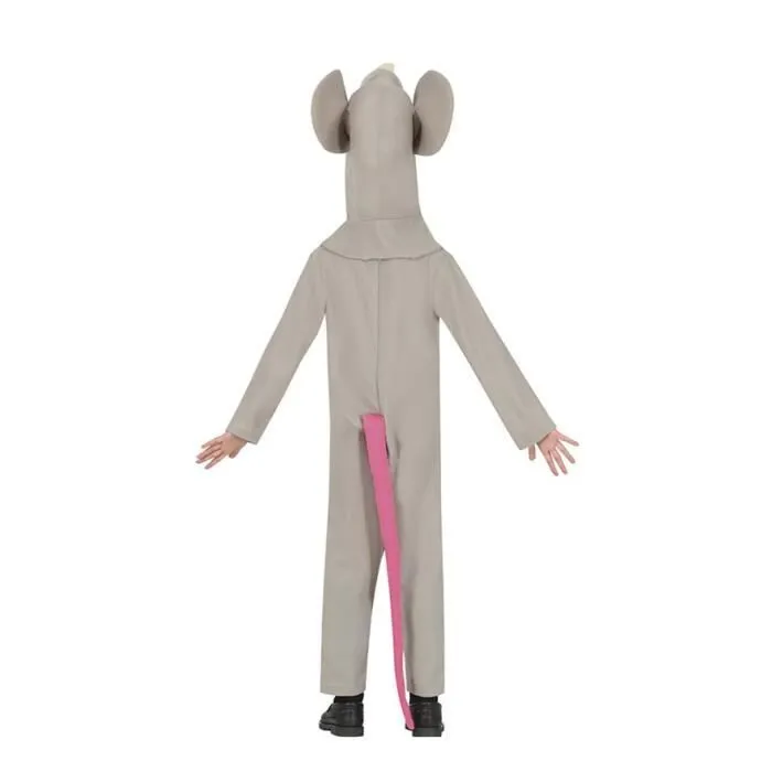 Guirca Déguisement souris grise avec chapeau enfant (7-9 ans)-2