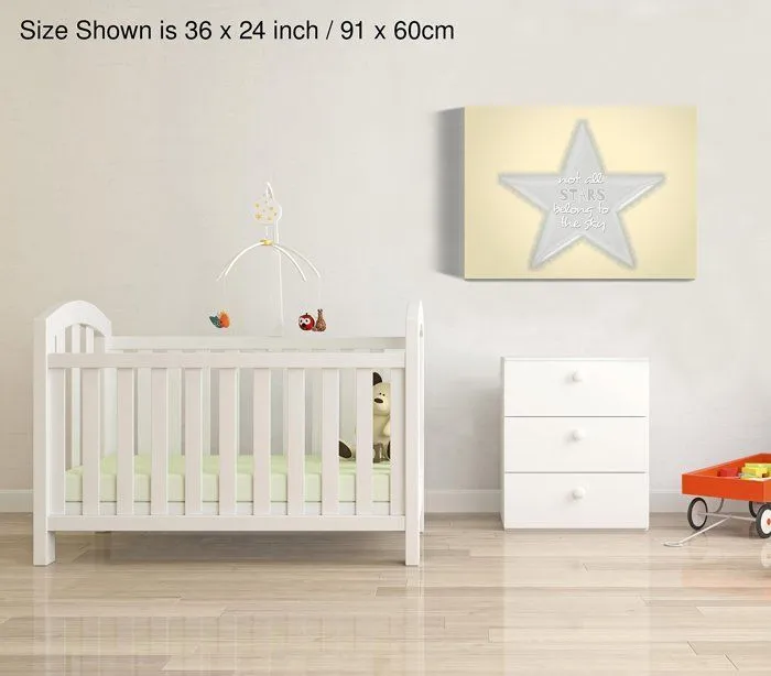 Tableau - toile Little helper - LILLI-A7BLK-15DE - Toile tendue sur chassis avec panneau avant solide Creme 40 x 30 x 4 cm-1