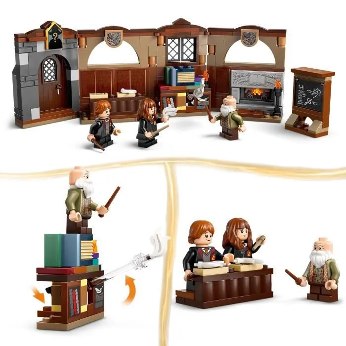 LEGO Harry Potter 76442 Le château de Poudlard : le cours de sortilèges - Jouet collector-2