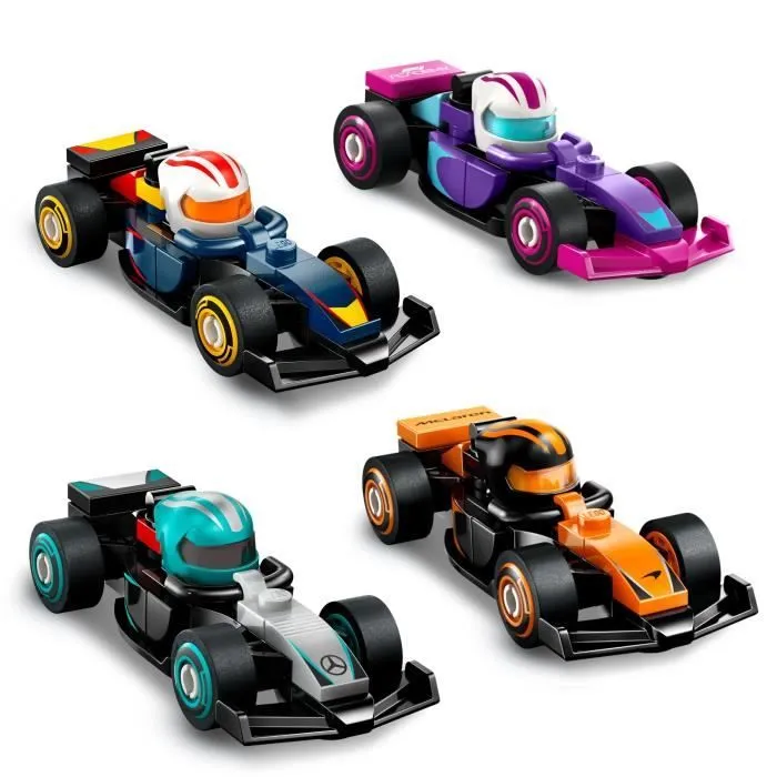 Box de 36 minifigures 71049 Voitures F1 à Collectionner-2