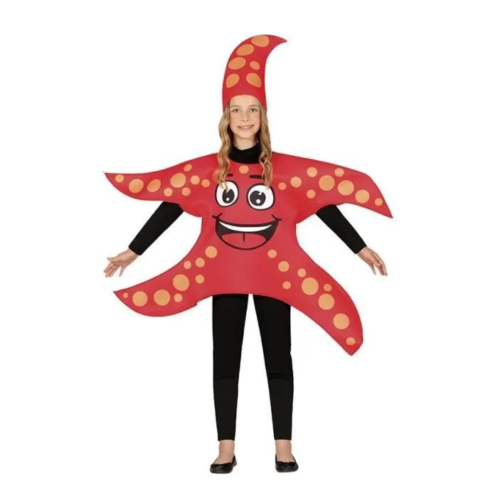 Guirca Déguisement étoile de mer rouge enfant (10-12 ans)-3