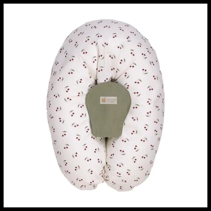 Candide - Coussin d'allaitement et de grossesse 3en1 Multirelax Cerises-0