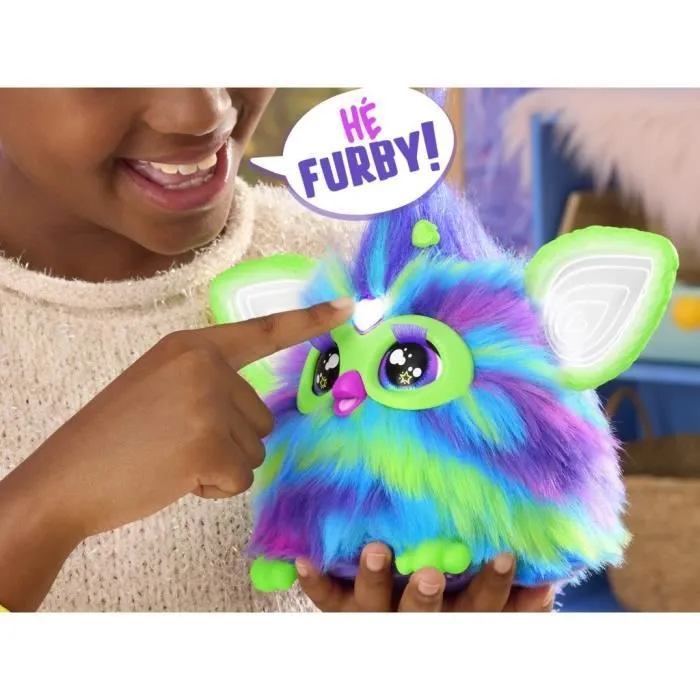 Furby Galaxie, peluche activée par la voix brille dans le noir, jouets interactifs, dès 6 ans-3