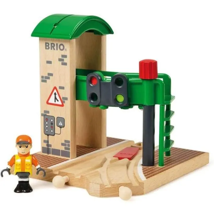 Brio World Station de Controle et d'Aiguillage - Accessoire pour circuit de train en bois - Ravensburger - Mixte dès 3 ans - 33674-1