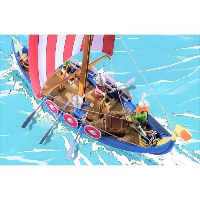 Calendrier de l'Avent Astérix PLAYMOBIL - Astérix et les Pirates - 71087 - 125 pièces dont 7 personnages-5