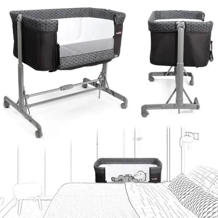 TROTTINE Berceau Cododo nomade ONE TWO DREAM NamiGris-1