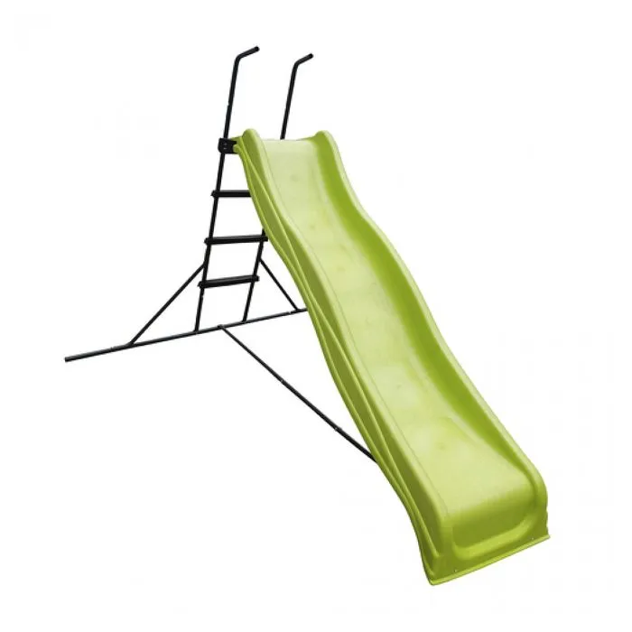Toboggan sur pied AXI - 220cm Vert & Anthracite en métal et plastique pour enfants de 3 à 7 ans-1