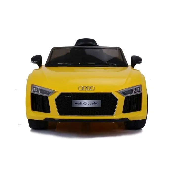 Voiture électrique pour enfants Audi R8, 12 Volt, 1 Siège(s), Motor: 2 x 45W, Batterie: 2 x 6V7Ah, Vitesse: 3-5 km - h, Jaune-2