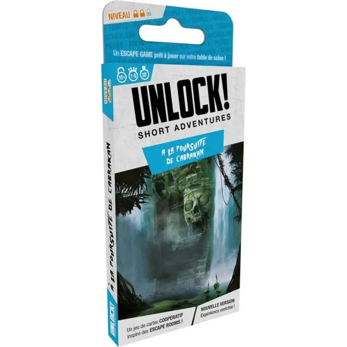 Jeu d’ambiance Asmodee Unlock Short Adventures A la poursuite de Cabrakan-0