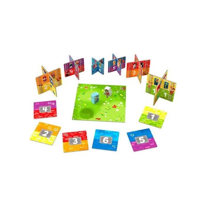 Mes premiers jeux Haba - Rhino Hero Junior - Jeux de société - Jeux pour enfants - Jeux d'ambiance-2