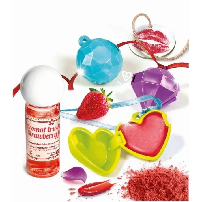 Clementoni - Science & Jeu - Coffret scientifique création de baumes à lèvres - Dés 8 ans-1