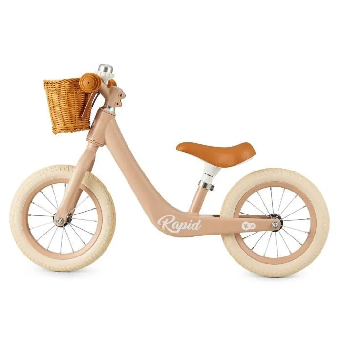 Kinderkraft Draisienne rétro RAPID 2 avec accessoires Rose-1