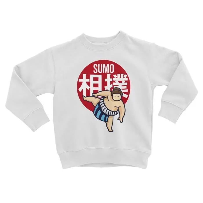 Sweatshirt Enfant Combat de Sumo Lutte Japon Asie Culture-0