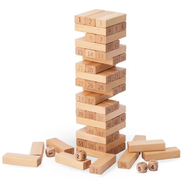 Jeu d'arcade en bois Tower - Numbers-0
