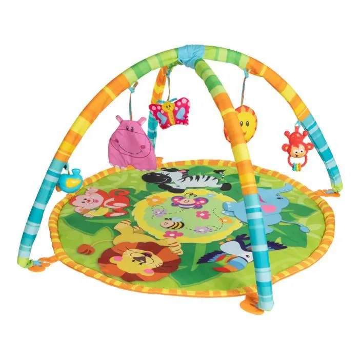 Tapis d'activités pour bébé - WINFUN - Jungle - Avec arche jouet - Effets sonores - Evolutif-2