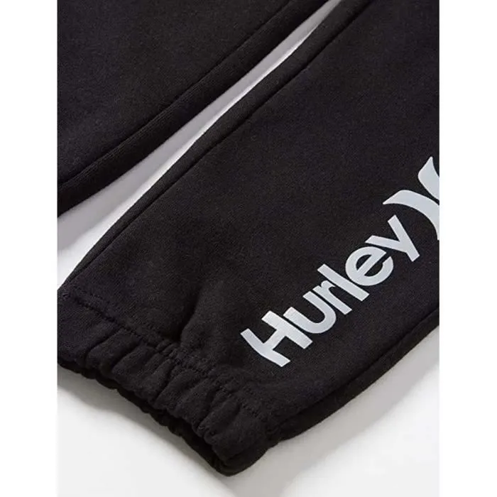 Pantalon de jogging - Hurley - Hrlb One & Only - Noir - 3 ans - Molleton uni/chiné-3