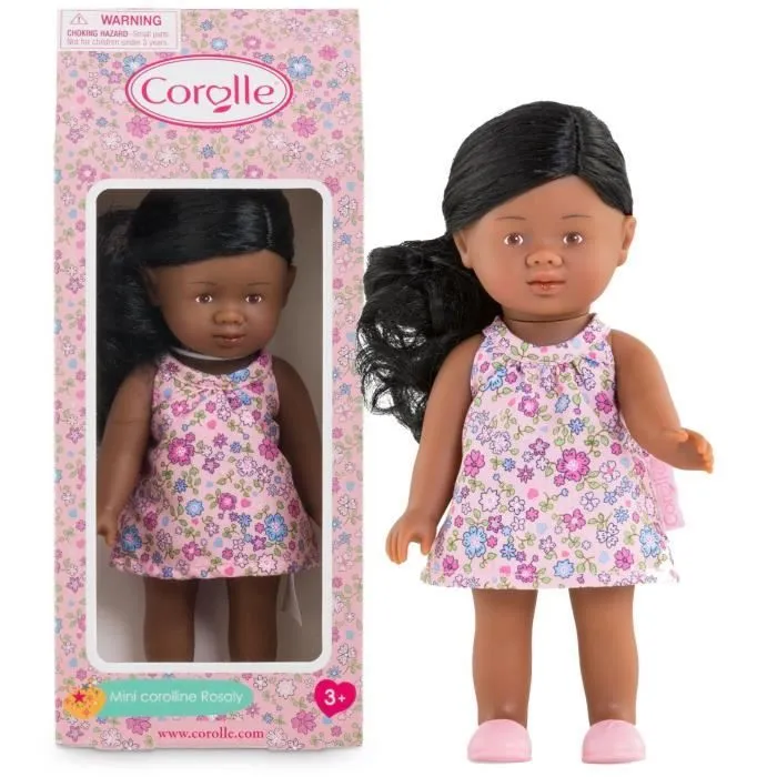 Poupée Corolle Mini Corolline Rosaly 20cm à cheveux bouclés et senteur vanille-1