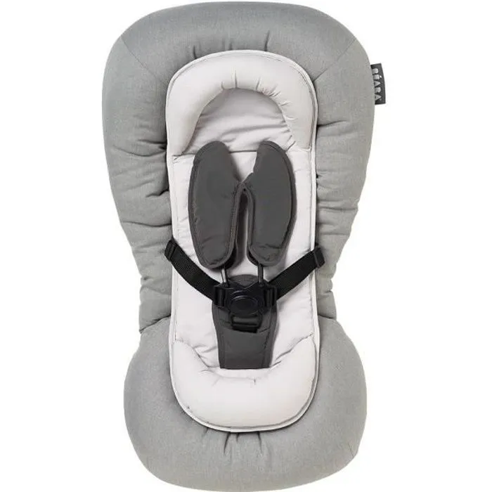 Coussin d'assise pour Transat Up&Down - BEABA - Gris - Evolutif - Bébé - 0 mois - 16 kg-0