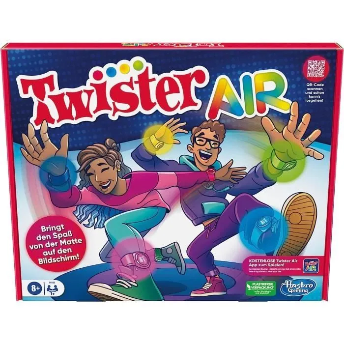 Jeu de société - HASBRO - Twister AIR - Blanc - 8 ans et plus - Intérieur - Jeu d’ambiance-0
