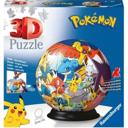 Puzzle 3D Ball Pokémon 72 pièces - Ravensburger - Puzzle enfant 3D sans colle - Dès 6 ans-0