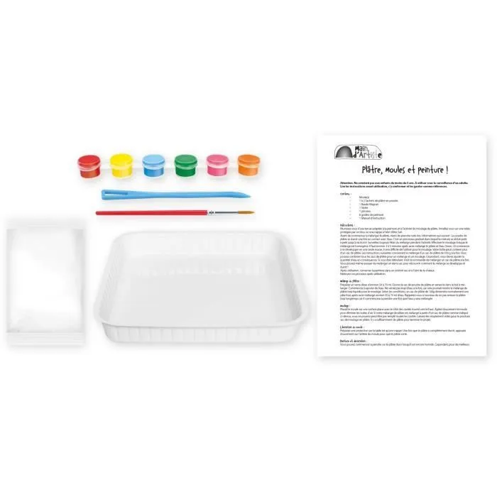 Kit de création empreinte de la main - Loisir Créatif - MAIN D'ARTISTE - Dès 5 ans-1