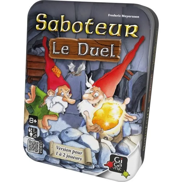 Jeu de plateau - GIGAMIC - Saboteur : Le Duel - Stratégie et coups fourrés-4