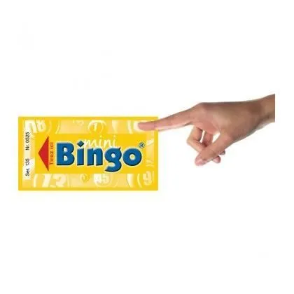 500 Tickets Mini-Bingo - Jaune-0