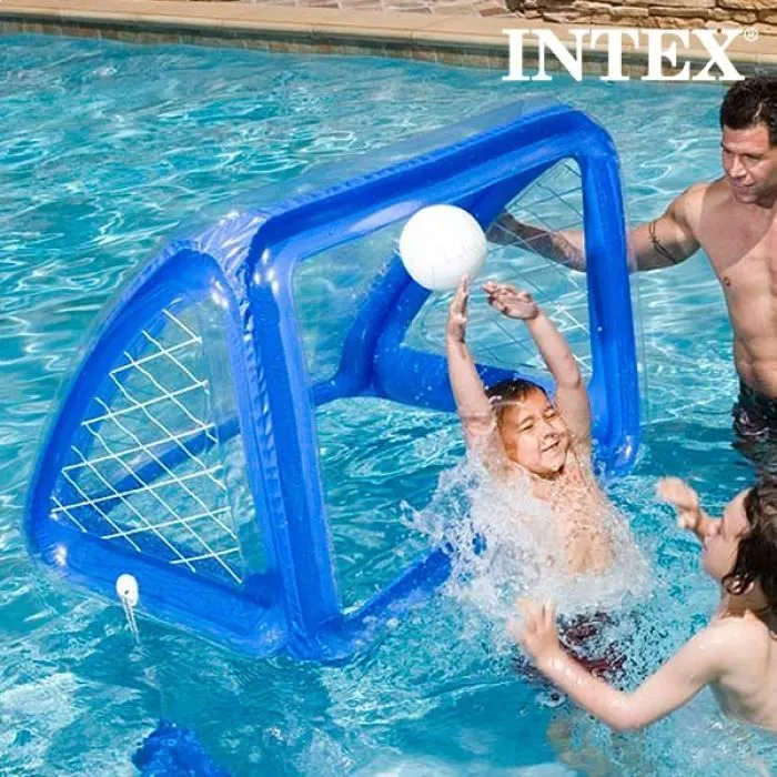 But cage de foot gonflable et ballon de foot gonflables piscine mer * Matière : vinyle résistant * Dimensions : 140 x 89 x 81 cm ...-0
