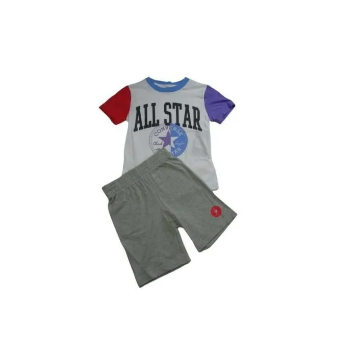 Ensemble Converse Enfant 8CC672-042 - Converse - Multicolore - Gris - Toile-1