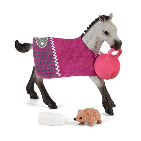 Figurine - Schleich - Poulain enjoué - Multicolore - Intérieur - 3 ans et plus-0