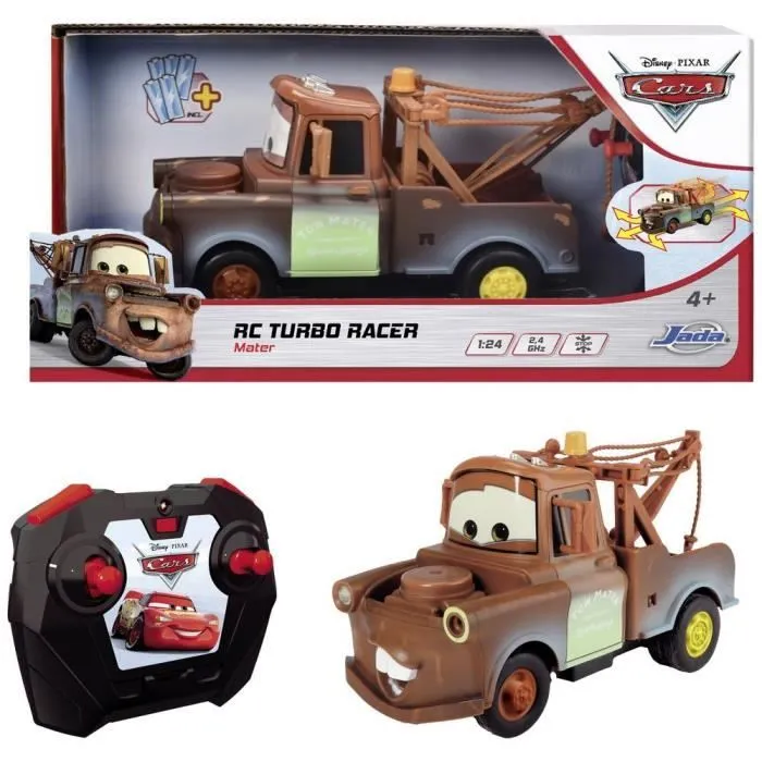 Véhicule RC Turbo Racer Mater 1:24 - DICKIE TOYS - Pour débutants - Intérieur - Mixte-0