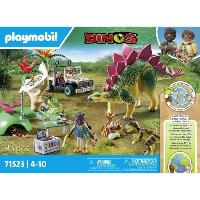 PLAYMOBIL 71523 Campement des explorateurs dinosaures-3