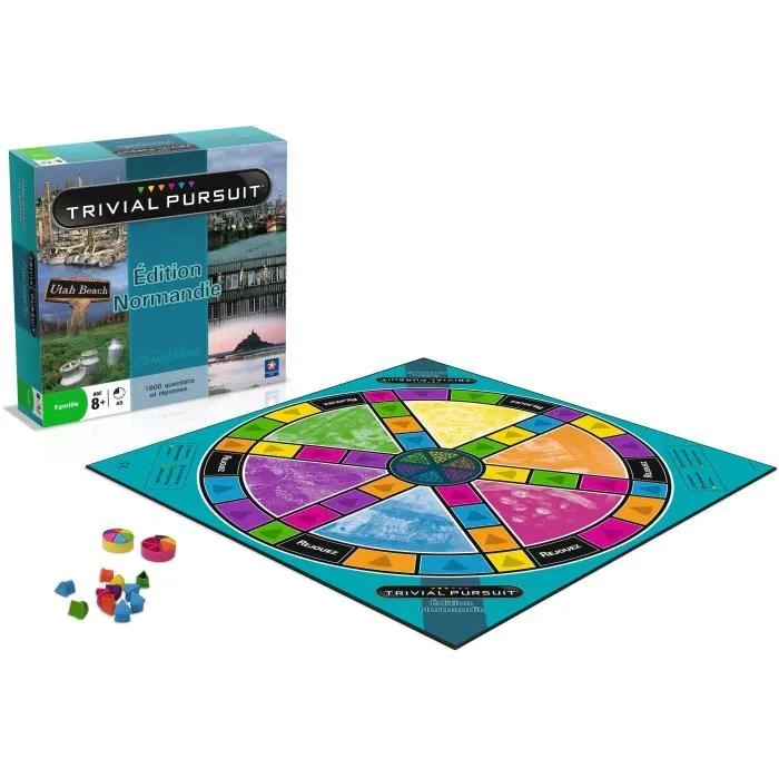 TRIVIAL PURSUIT - Normandie - Jeu de societé - Version française-1