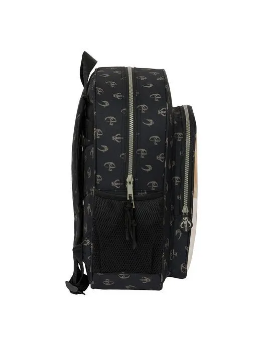 Sac à dos - Safta - Star Wars The Mandalorian - 38 cm - Bretelles rembourrées - Poches latérales-1