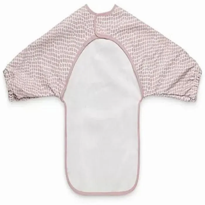 Bavoir Imperméable avec manches Mouw Snake Rose Tendre - Jollein-2