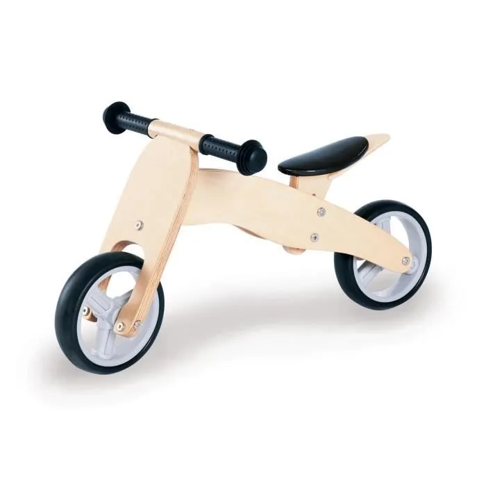 Mini Draisienne tricycle bois massif 4 en 1 Charlie PINOLINO-1