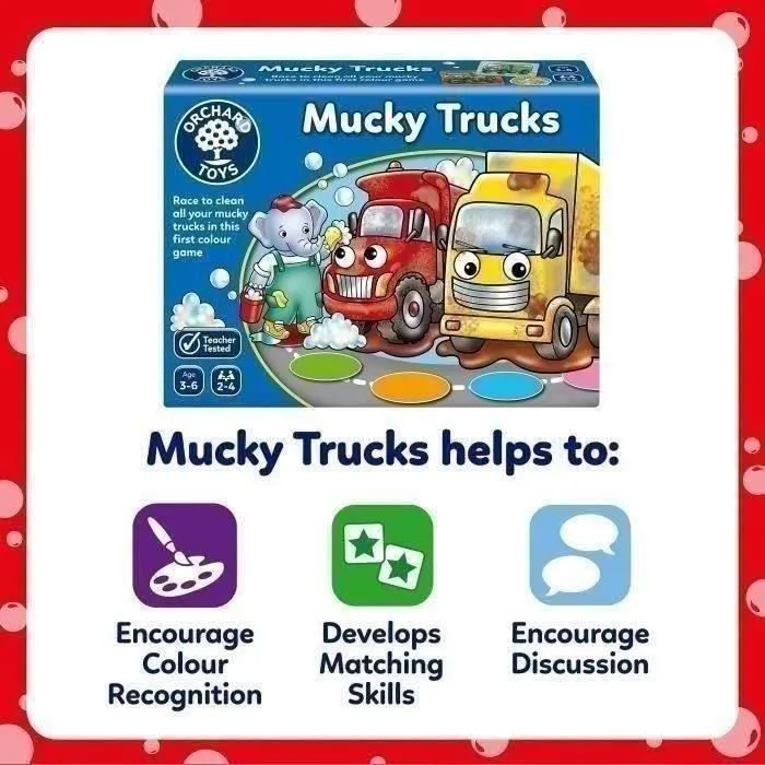Les camions à nettoyer - Jeu de plateau - ORCHARD-4