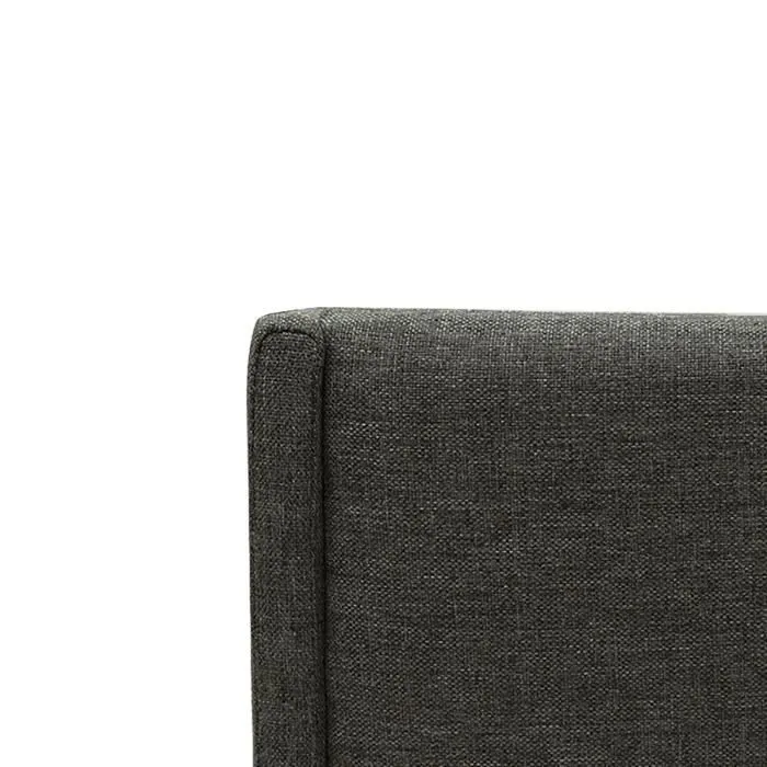 ECLIPSE Lit adulte + coffre de journée - Tissu gris foncé - 160 x 200 cm-6