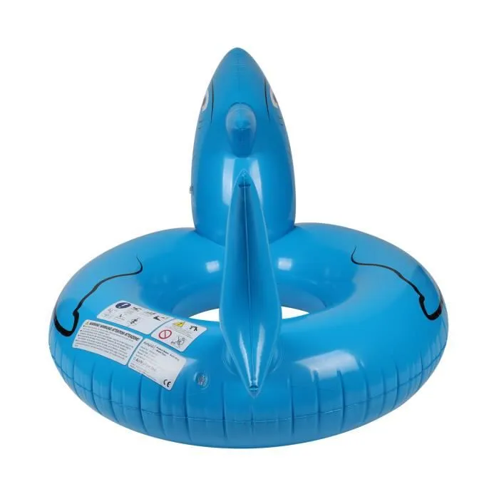 Bouée Gonflable Ronde - Air My Fun - Requin ø115cm - Piscine & Plage - Ultra Confort-1