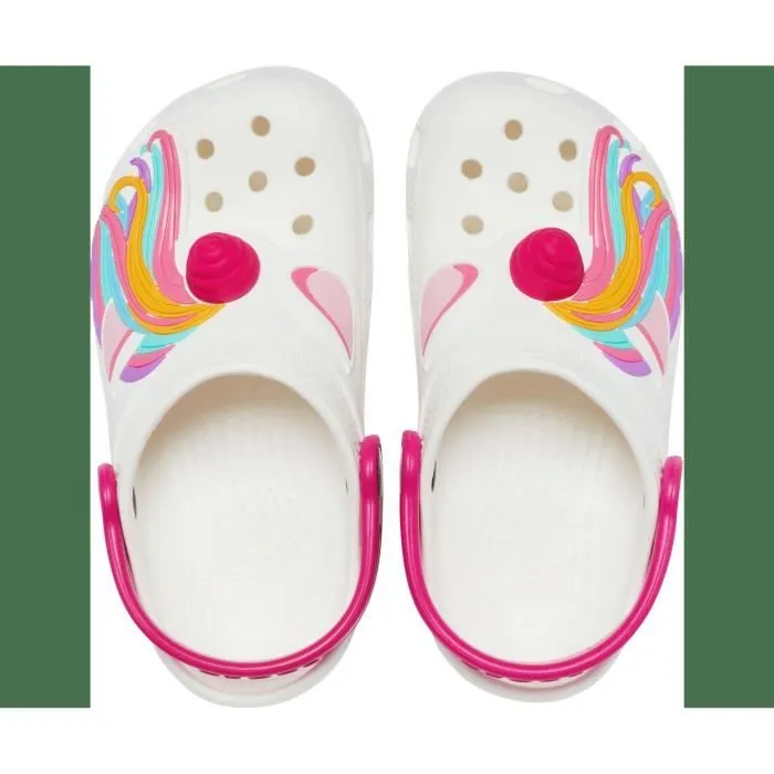 Sabots enfant - Crocs - FL Classic I AM Unicorn - Blanc/multicolore - Confortables - Pratiques-2