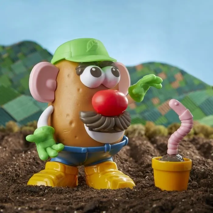 Mr. Patate Green, 15 pièces en matière plastique d'origine végétale, jouet pour enfants, Potato Head Goes Green, Hasbro-7