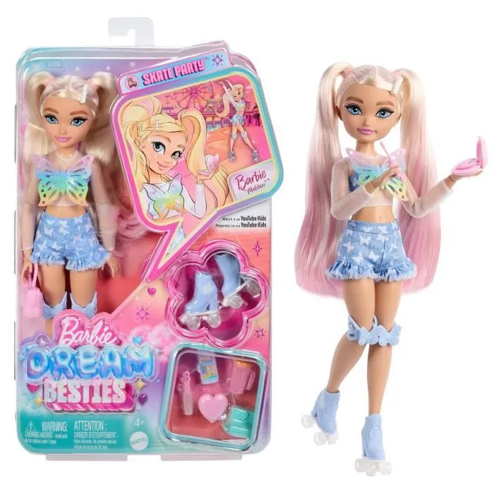 BARBIE Malibu dreambesties roller - JFX96-0