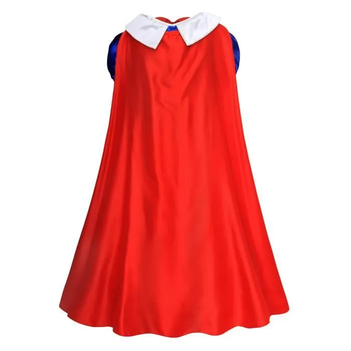 Déguisement Princesse Blanche Neige Fille - LCC - Robe Anniversaire Fête Halloween Noël Partie Carnaval Cosplay-1