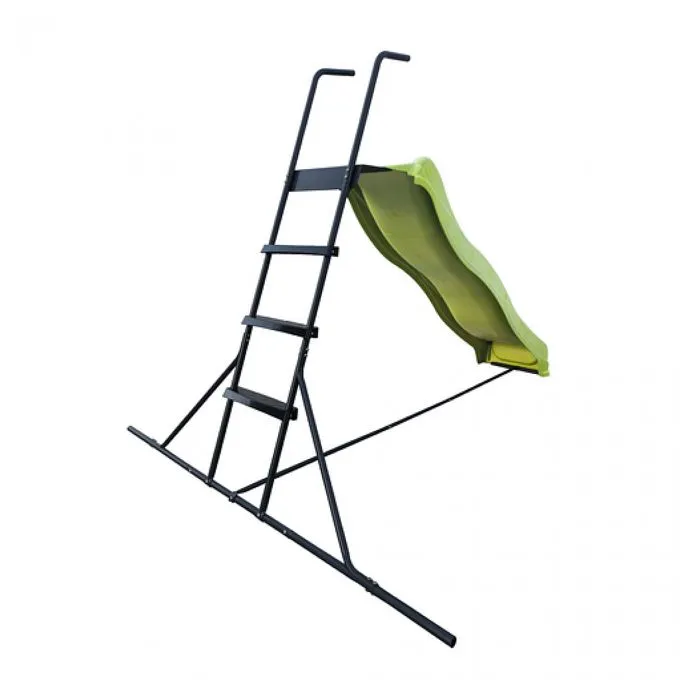 Toboggan sur pied AXI - 220cm Vert & Anthracite en métal et plastique pour enfants de 3 à 7 ans-4