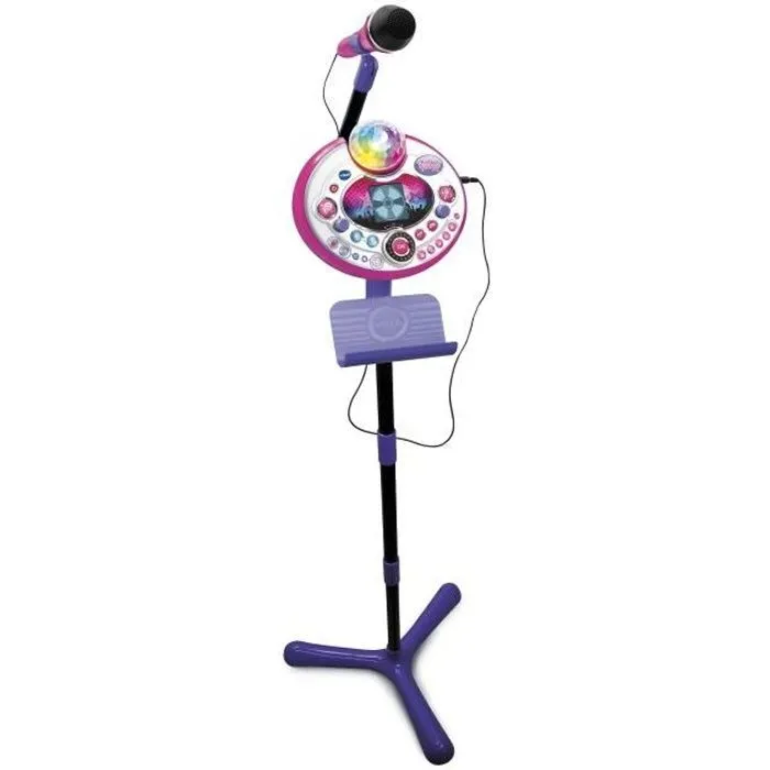 VTECH - Kidi Superstar Lightshow Rose - Micro Karaoké Enfant-0