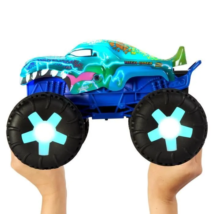 Hot Wheels Monster Trucks-Mega-Wrex-Véhicule télécommandé échelle 1/15 JBD90-6